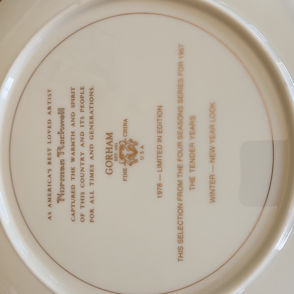 1978 Norman Rockwell fine China four seasons - Picture 9 of 9